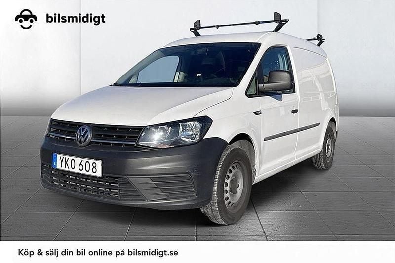 Vit Begagnad 2017 VW Caddy Maxi Minibuss | 174 990 kr (Marknadspris) - Bild 1/3