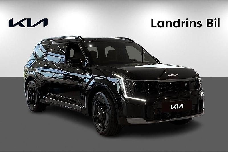 Ny Kia EV9 GT-Line 283 kW (385 HK) 2025 Svart (aurora black pearl metallic) SUV