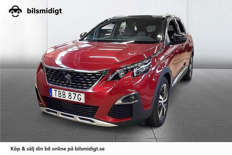 Röd Begagnad 2020 Peugeot 3008 GT SUV | 237 700 kr (Marknadspris) - Bild 1/3