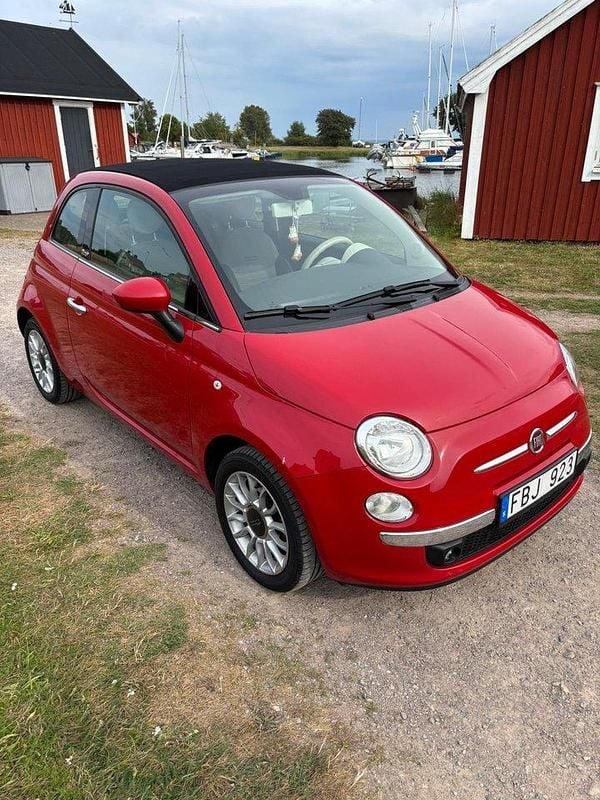 Röd Begagnad 2013 Fiat 500C Lounge Cab | 68 000 kr (Bra pris) - Bild 1/4