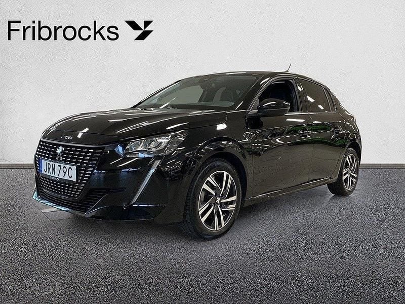 Svart Begagnad 2023 Peugeot 208 Allure Halvkombi | 189 800 kr (Marknadspris) - Bild 1/4