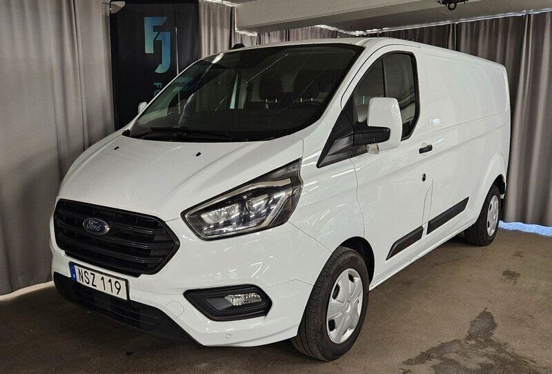 Vit Begagnad 2020 Ford Transit Custom Van | 219 900 kr (Lite dyr) - Bild 1/4