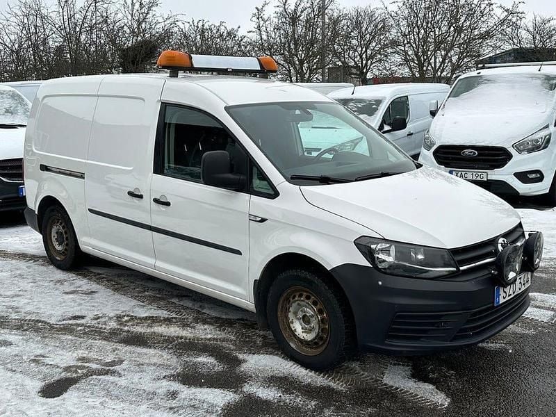 Begagnad VW Caddy Maxi 102 HK (75 kW) 2016 Vit Minibuss