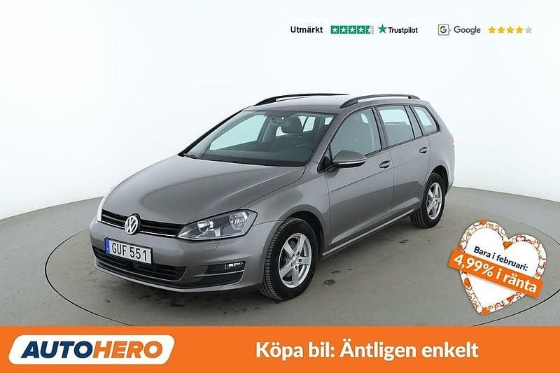 Begagnad VW Golf VII 112 HK (82 kW) 2015 Grå Kombi