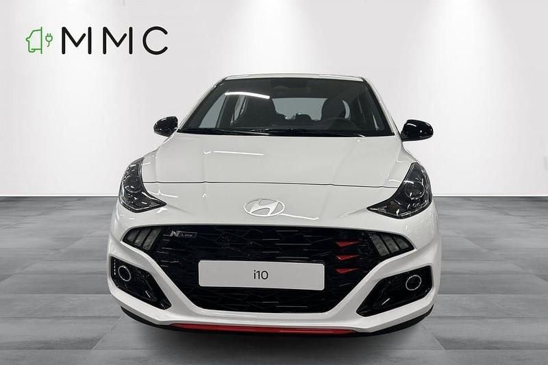 Ny Hyundai i10 N Line 90 HK (66 kW) 2025 Vit Halvkombi