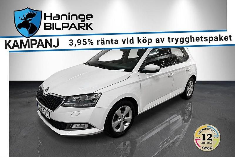 Vit Begagnad 2019 Skoda Fabia Style Halvkombi | 129 900 kr (Marknadspris) - Bild 1/2