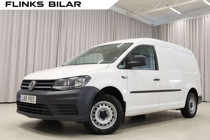 Vit Begagnad 2019 VW Caddy Maxi Minibuss | 104 900 kr (Superpris) - Bild 1/4