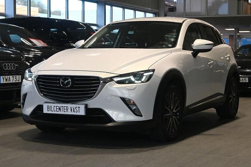 Vit Begagnad 2016 Mazda CX-3 Optimum SUV | 149 000 kr (Marknadspris) - Bild 1/4
