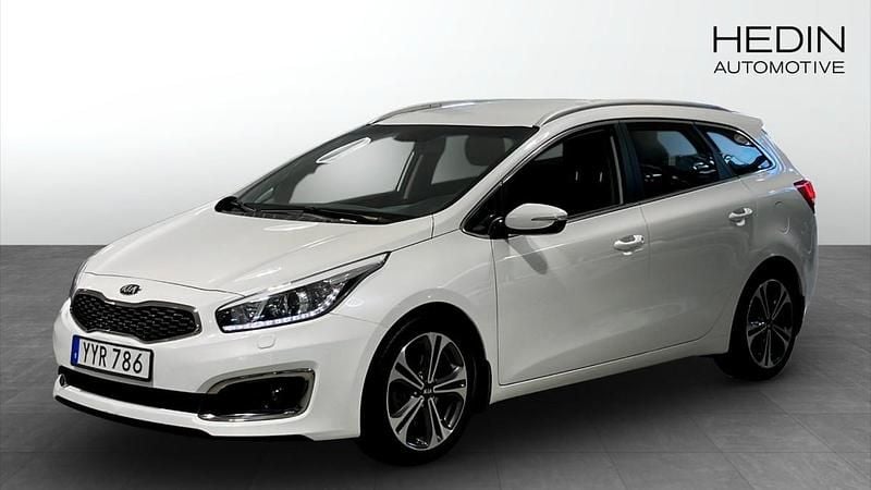 Vit (white) Begagnad 2017 Kia Ceed Sportswagon Kombi | 149 900 kr (Lite dyr) - Bild 1/4