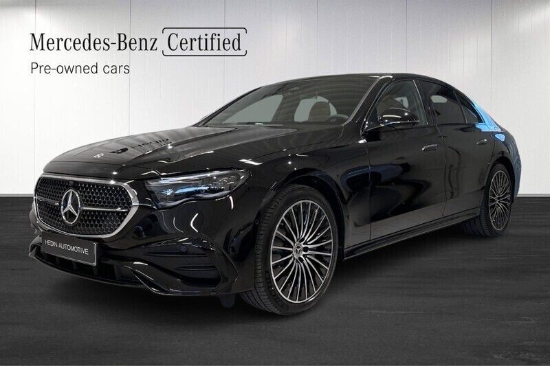 Svart (black) Begagnad 2024 Mercedes E300 Premium Plus Sedan | 849 900 kr (Dyr) - Bild 1/4