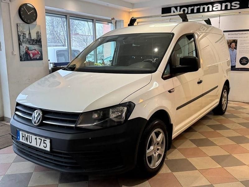 Vit Begagnad 2016 VW Caddy Maxi Minibuss | 79 000 kr (Marknadspris) - Bild 1/4