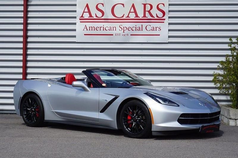 Begagnad Chevrolet Corvette Stingray 461 HK (339 kW) 2016 Silver Cab