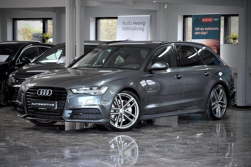 Grå Begagnad 2016 Audi A6 S-Line Kombi | 259 900 kr - Bild 1/4
