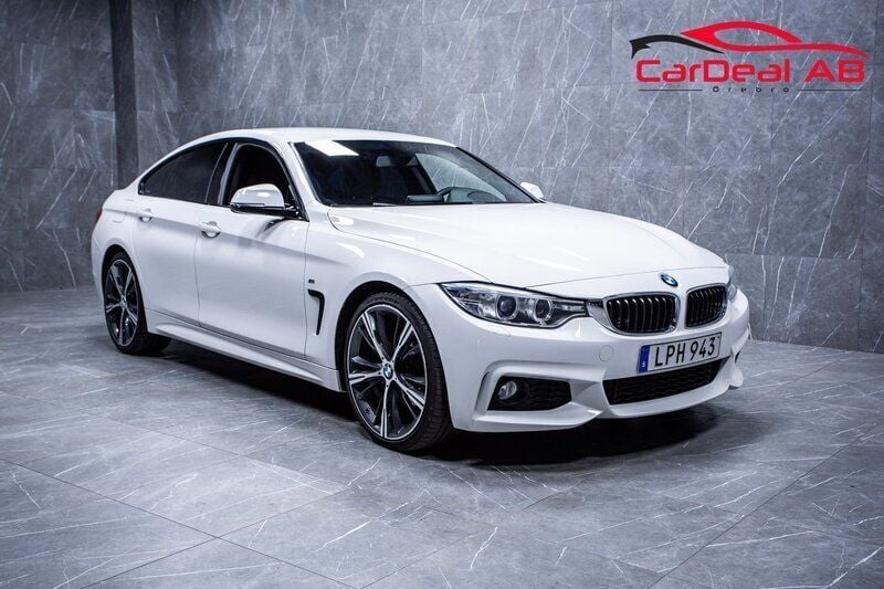 Vit Begagnad 2014 BMW 420 Gran Coupé M Sport Sportkupé | 189 800 kr (Marknadspris) - Bild 1/4