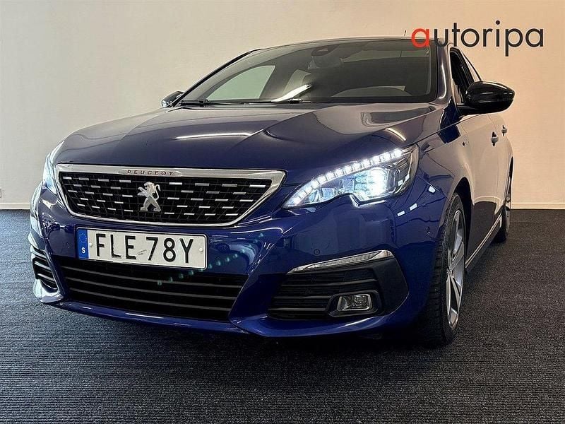 Blå Begagnad 2020 Peugeot 308 GT-line Halvkombi | 144 900 kr (Bra pris) - Bild 1/4