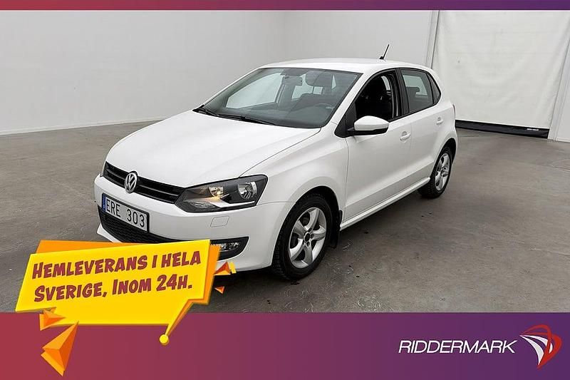 Vit Begagnad 2013 VW Polo Halvkombi | 89 800 kr (Marknadspris) - Bild 1/3