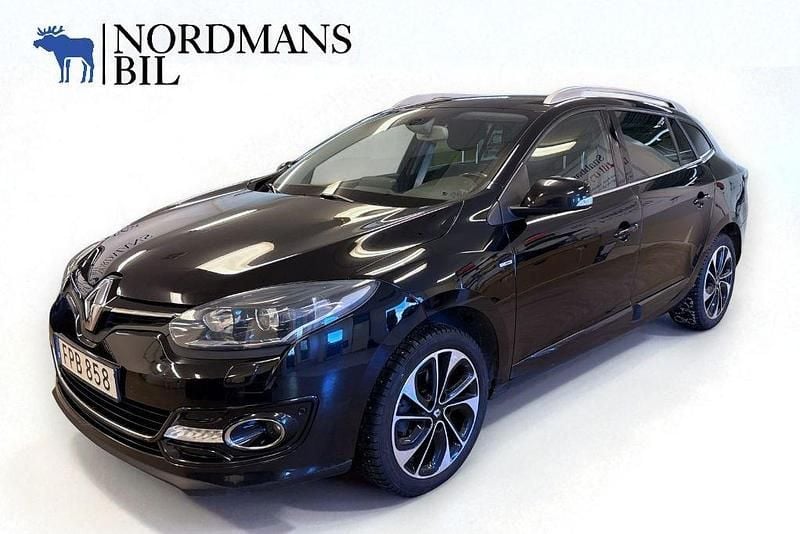 Svart Begagnad 2015 Renault Mégane GrandTour Bose Edition Kombi | 69 900 kr (Marknadspris) - Bild 1/4