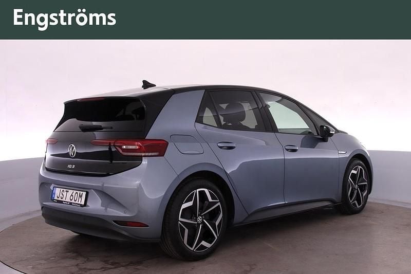 Begagnad VW ID.3 Pro 150 kW (204 HK) 2020 Blå Halvkombi