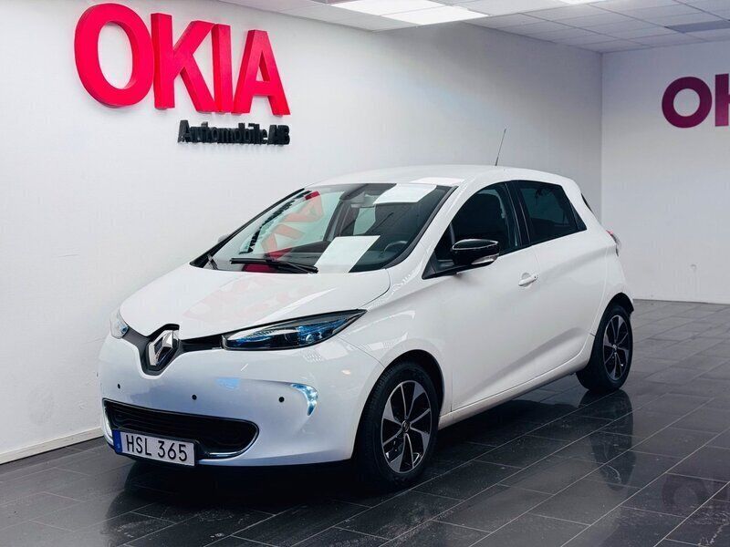 Vit Begagnad 2018 Renault Zoe Halvkombi | 99 900 kr (Marknadspris) - Bild 1/4