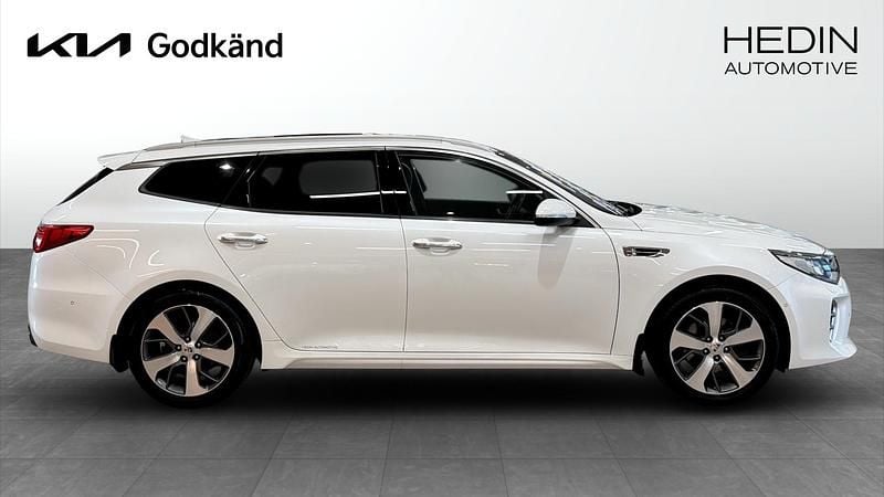 Begagnad Kia Optima GT-Line 141 HK (103 kW) 2017 Vit Kombi