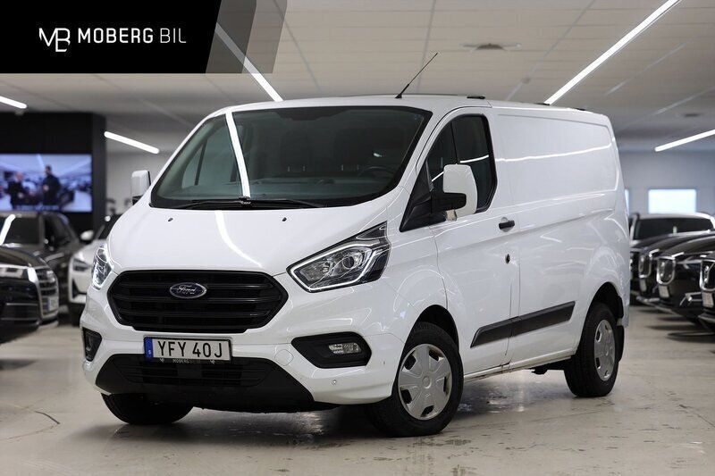 Vit Begagnad 2020 Ford Transit Custom Van | 159 900 kr (Marknadspris) - Bild 1/3