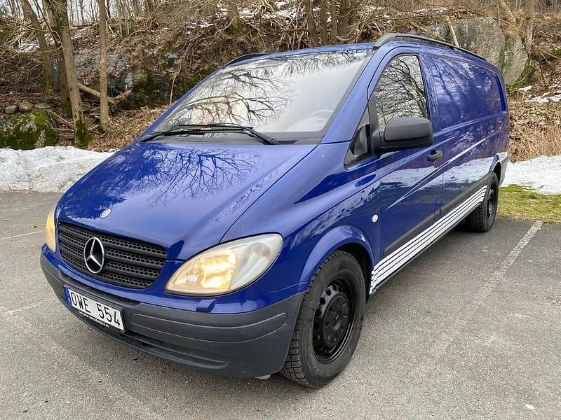 Blå Begagnad 2010 Mercedes Vito Van | 54 900 kr (Bra pris) - Bild 1/4
