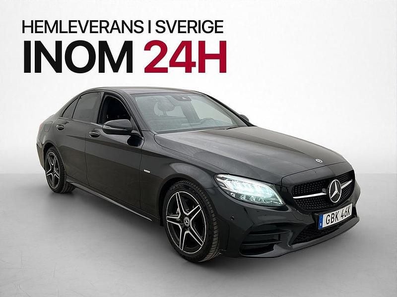 Begagnad Mercedes C220 AMG 194 HK (142 kW) 2020 Svart Sedan