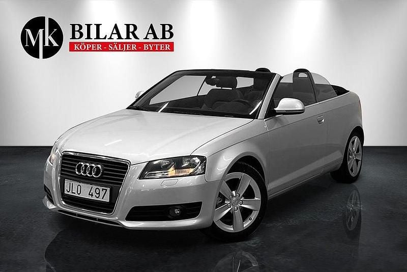 Silver Begagnad 2008 Audi A3 Cabriolet Ambition Cab | 74 900 kr - Bild 1/4