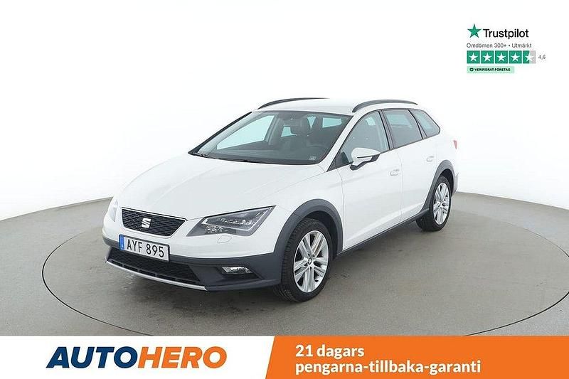 Vit Begagnad 2015 Seat Leon X-Perience 4Drive Kombi | 105 000 kr (Marknadspris) - Bild 1/4