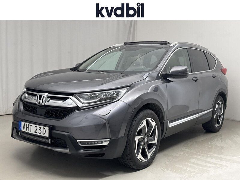 Ljusgrå (ljusgrå metallic) Begagnad 2019 Honda CR-V Executive SUV | 234 800 kr (Bra pris) - Bild 1/3
