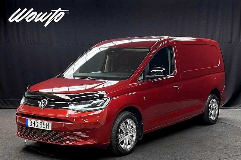 Röd Begagnad 2022 VW Caddy Maxi Minibuss | 259 800 kr (Marknadspris) - Bild 1/3