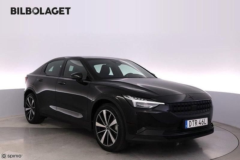 Svart Begagnad 2022 Polestar 2 Standard Range Single Motor Sedan | 309 800 kr (Bra pris) - Bild 1/4