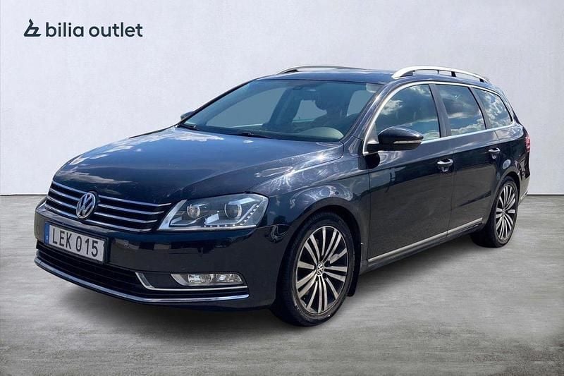 Svart Begagnad 2012 VW Passat GT Kombi | 49 900 kr (Superpris) - Bild 1/4
