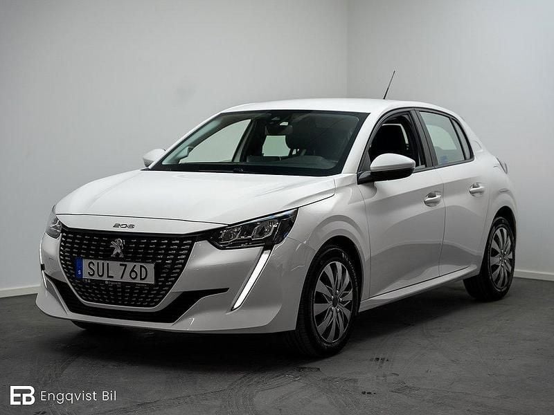 Vit Begagnad 2020 Peugeot 208 Active Halvkombi | 149 900 kr (Lite dyr) - Bild 1/4