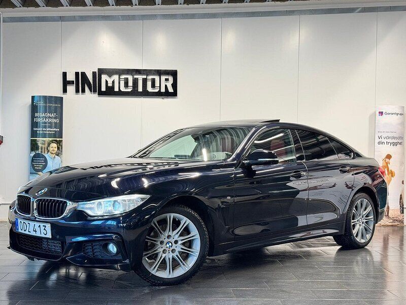 Svart Begagnad 2016 BMW 420 M Sport Halvkombi | 199 900 kr (Dyr) - Bild 1/4