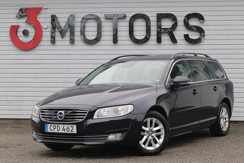 Begagnad Volvo V70 Standard 181 HK (133 kW) 2015 Blå Kombi