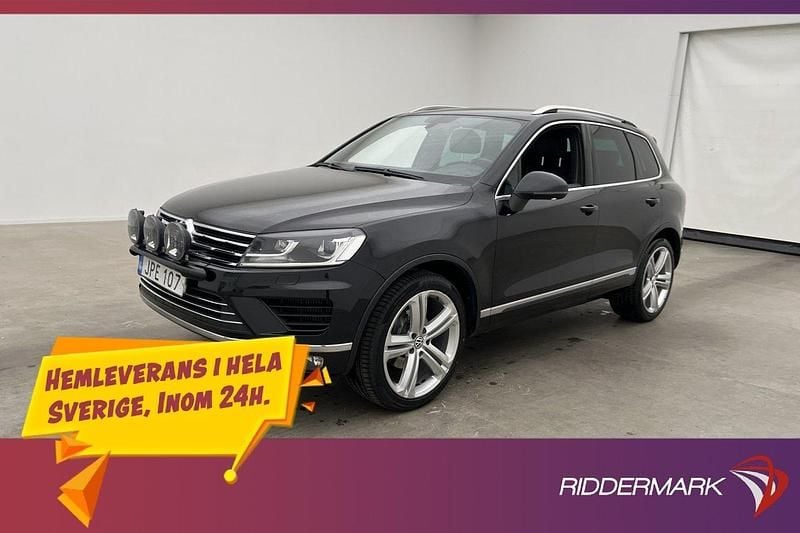 Svart Begagnad 2014 VW Touareg R-line SUV | 249 800 kr (Marknadspris) - Bild 1/3