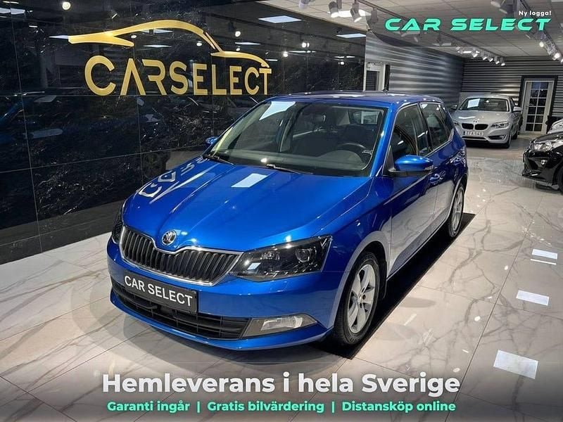 Begagnad Skoda Fabia Style 97 HK (71 kW) 2018 Blå Halvkombi