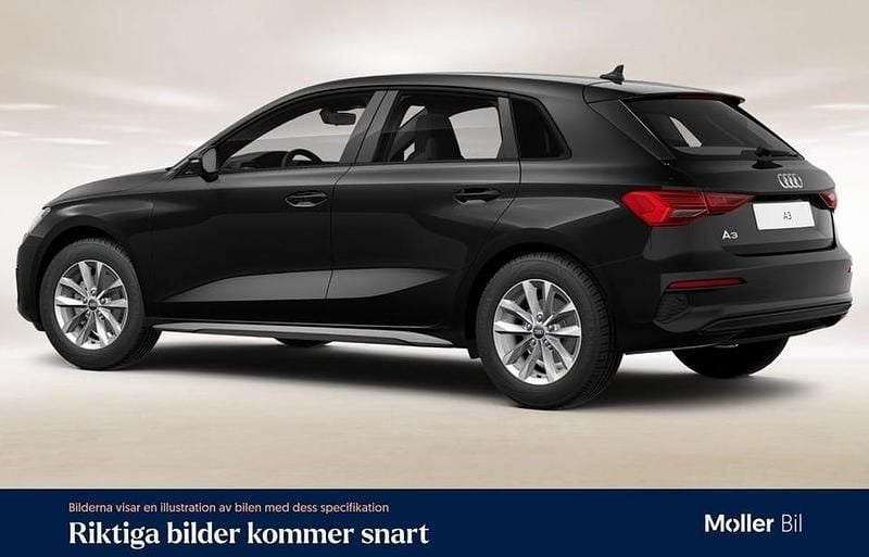 Begagnad Audi A3 Proline 150 HK (110 kW) 2023 Brilliantsvart Sedan