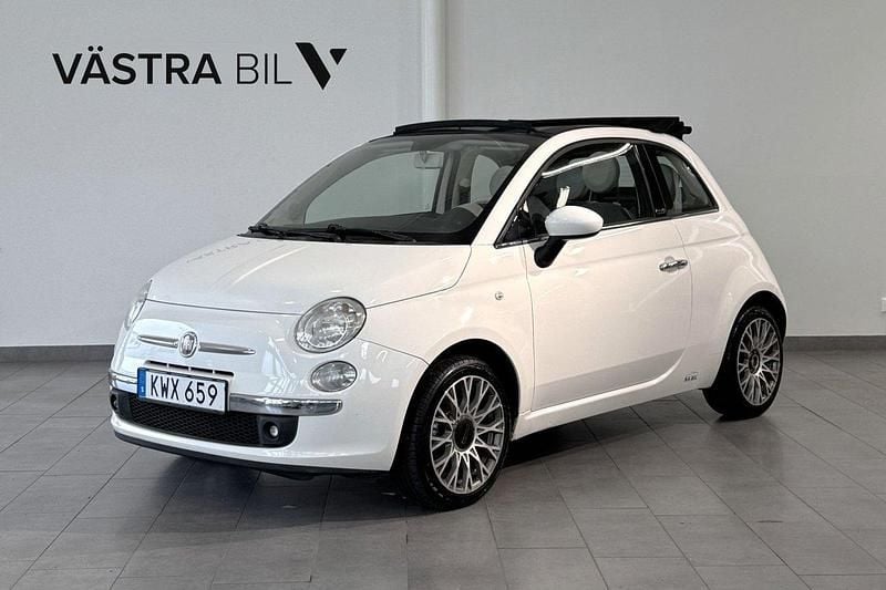 Vit Begagnad 2010 Fiat 500C Lounge Cab | 64 900 kr (Bra pris) - Bild 1/4