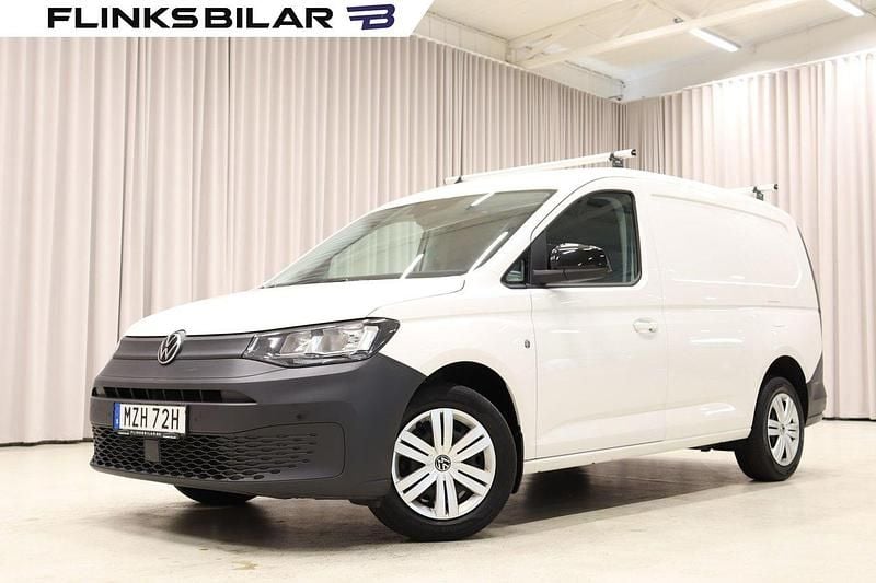 Vit Begagnad 2022 VW Caddy Maxi Minibuss | 249 900 kr (Marknadspris) - Bild 1/4