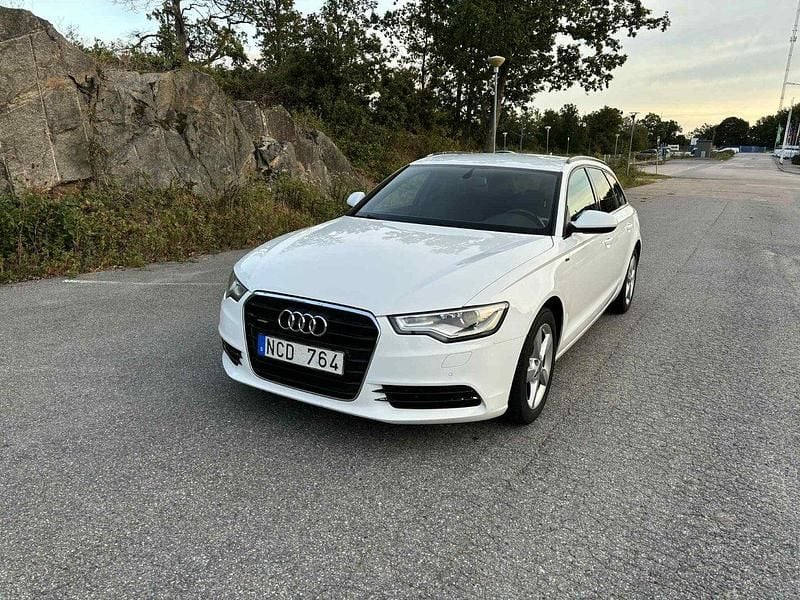 Vit Begagnad 2013 Audi A6 S-Line Kombi | 88 000 kr (Superpris) - Bild 1/4