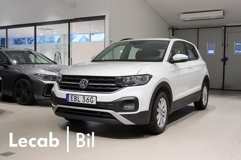 Pure white Begagnad 2020 VW T-Cross SUV | 149 500 kr (Marknadspris) - Bild 1/4