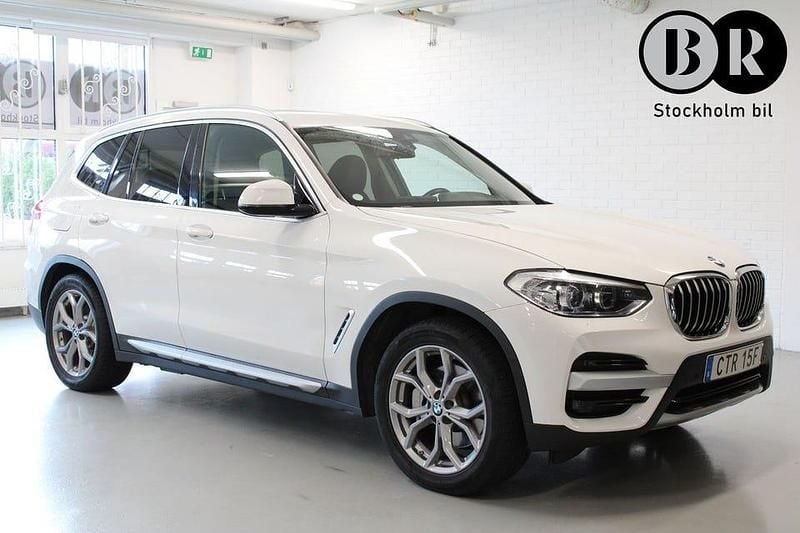 Vit Begagnad 2021 BMW X3 xLine SUV | 309 900 kr - Bild 1/4