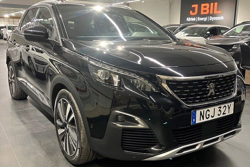 Svart Begagnad 2020 Peugeot 3008 GT SUV | 279 900 kr (Marknadspris) - Bild 1/4