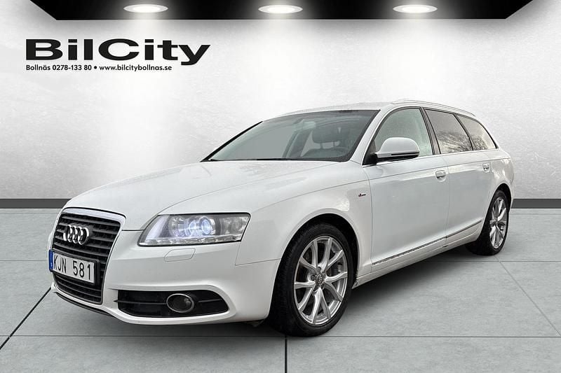 Begagnad Audi A6 S-Line 171 HK (125 kW) 2010 Vit Kombi