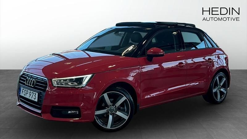 Röd (red) Begagnad 2015 Audi A1 Sport Halvkombi | 139 900 kr (Dyr) - Bild 1/4