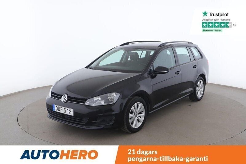 Svart Begagnad 2016 VW Golf VII Kombi | 156 000 kr (Marknadspris) - Bild 1/4