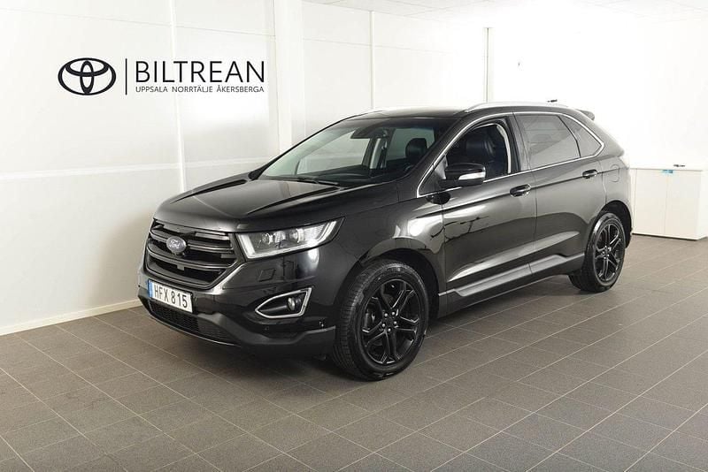 Svart Begagnad 2016 Ford Edge Titanium SUV | 198 900 kr (Marknadspris) - Bild 1/4