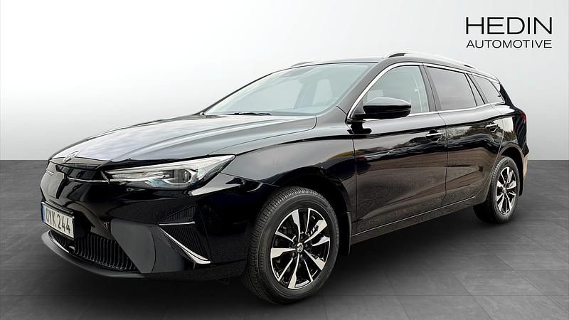 Svart (black) Begagnad 2022 MG MG5 EV Comfort Kombi | 199 900 kr - Bild 1/4
